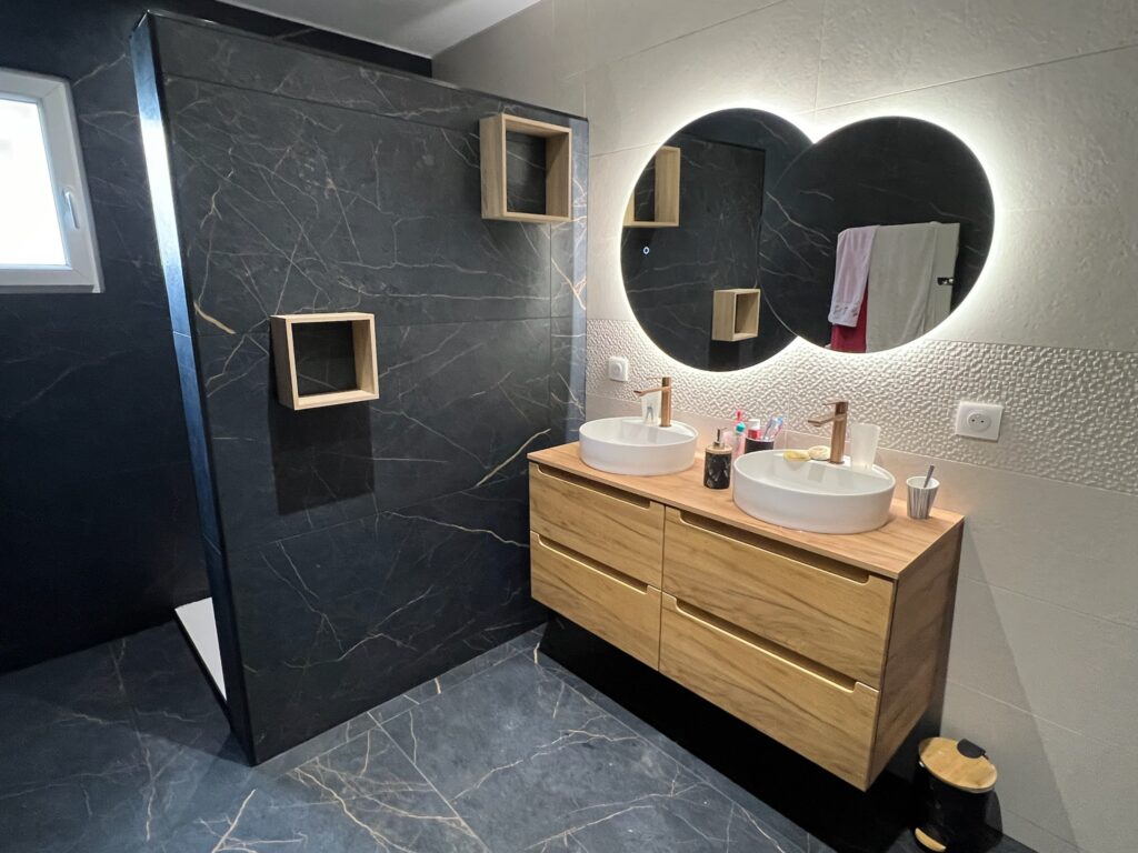 agencement salle de bains